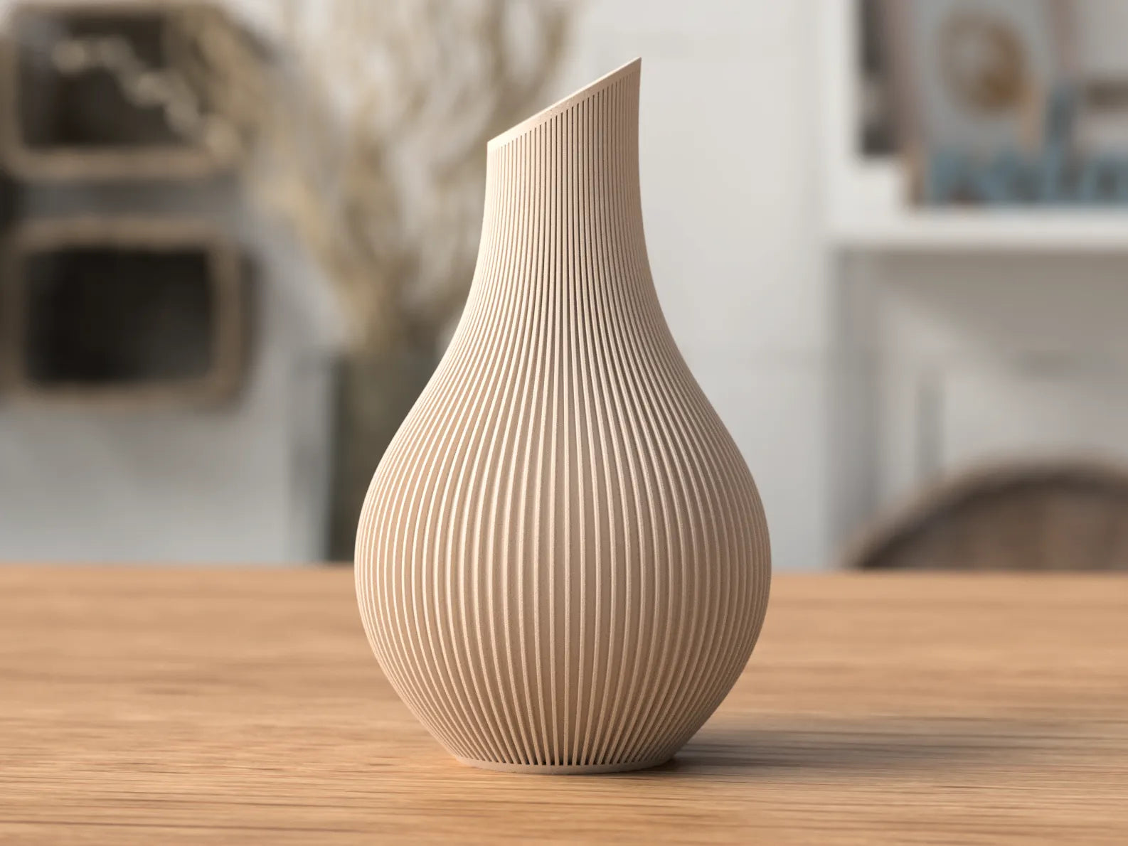 Agnes Vase by ScandiLayer, Beige