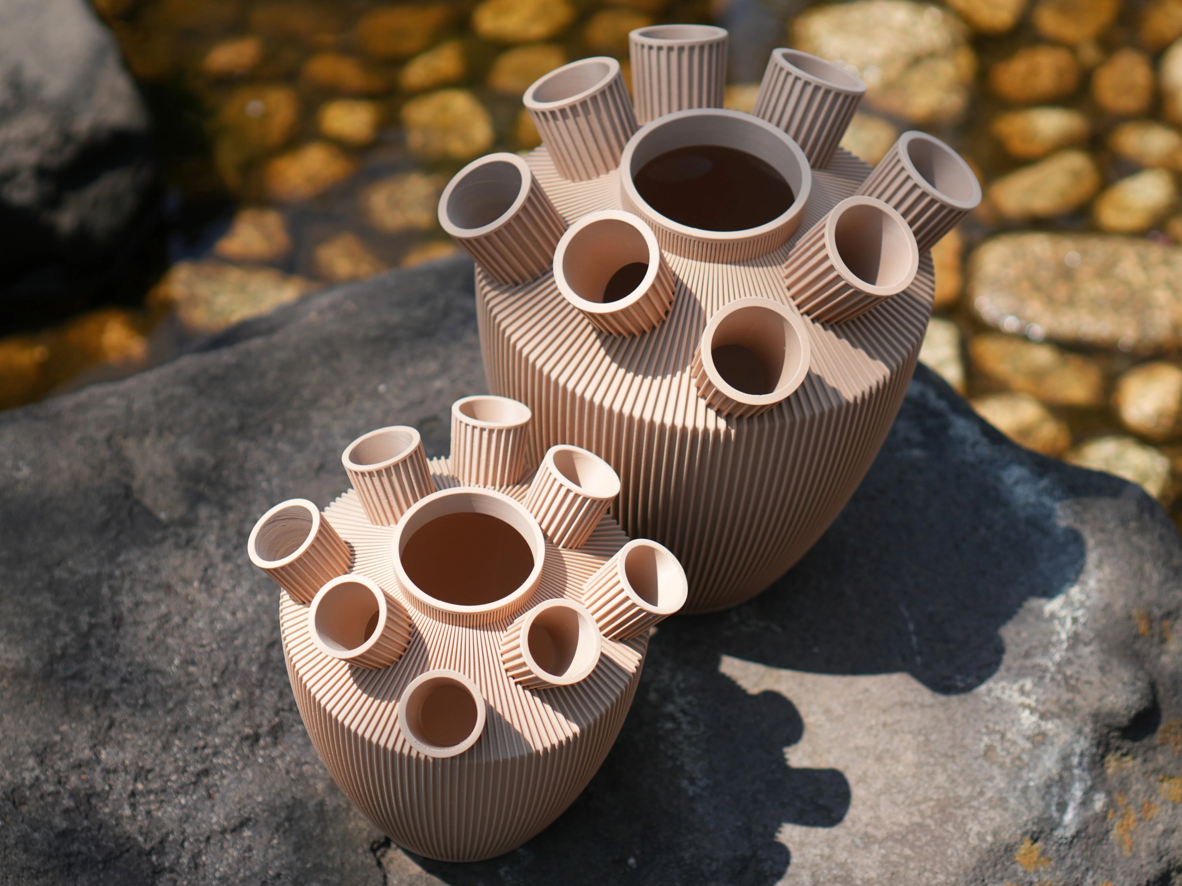 Alma Vase by ScandiLayer, Stor (24 cm), Mat kul