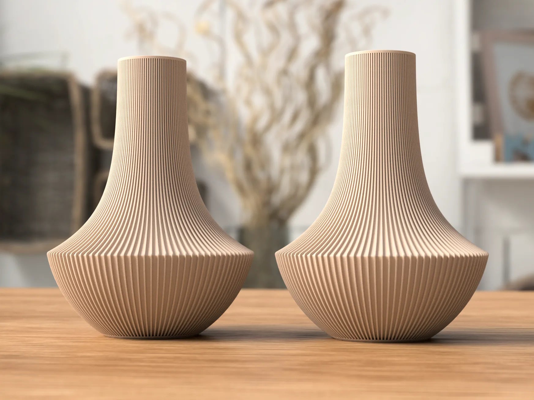 Dagny Vase by ScandiLayer, Rillet, Mat kul