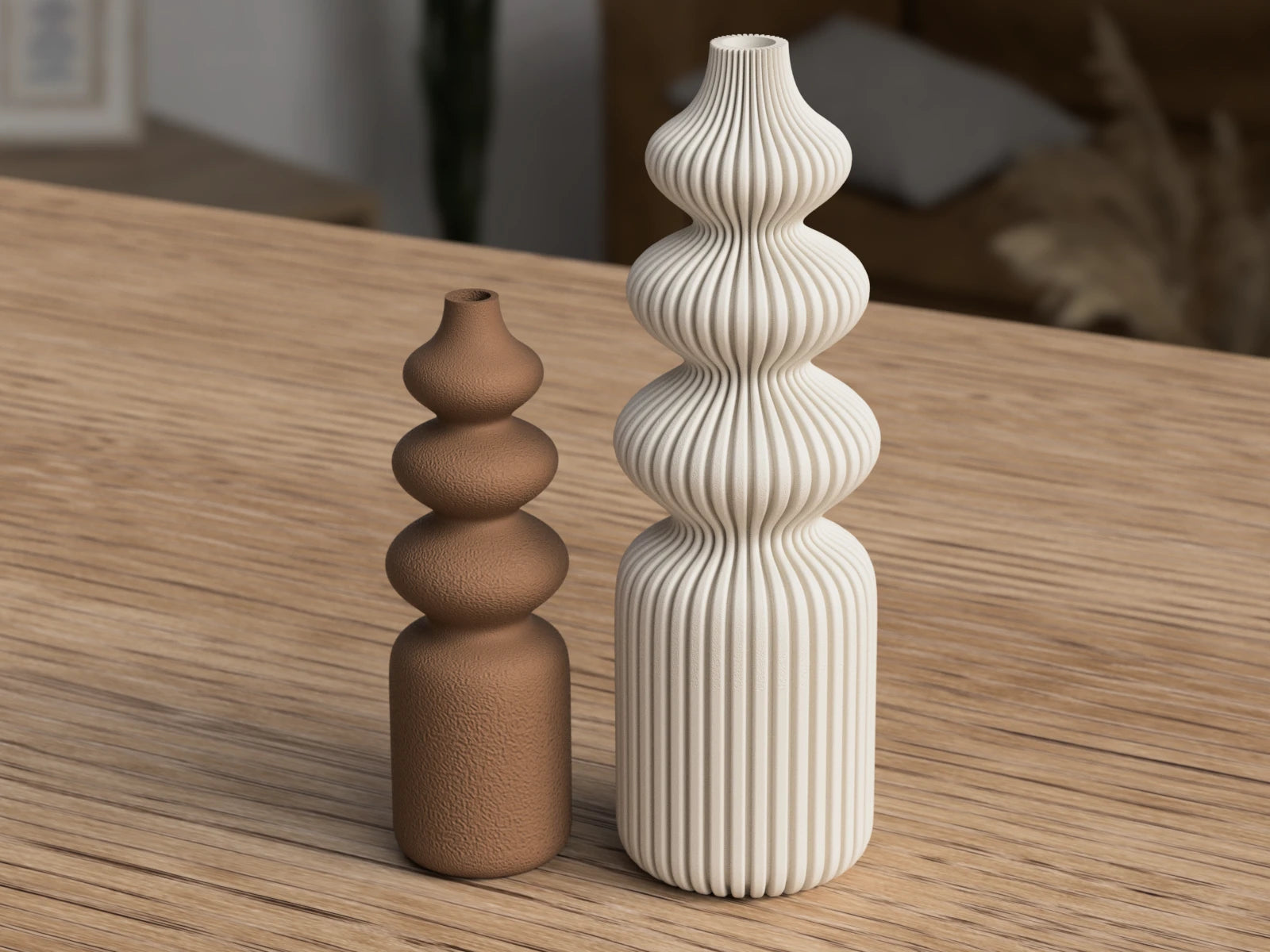 Elin Vase by ScandiLayer, Lille med tekstur (15.5 cm), Mat kul