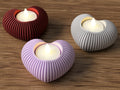 Ester Fyrfadsstage by ScandiLayer, Beige