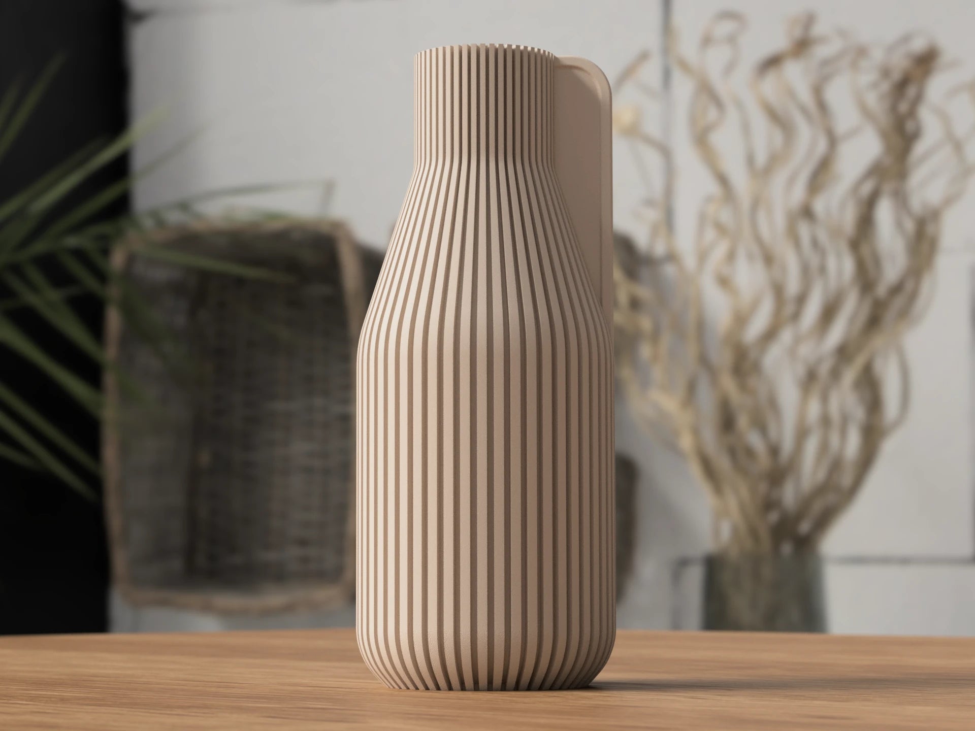 Filippa Vase by ScandiLayer, Uden finne, Mat kul