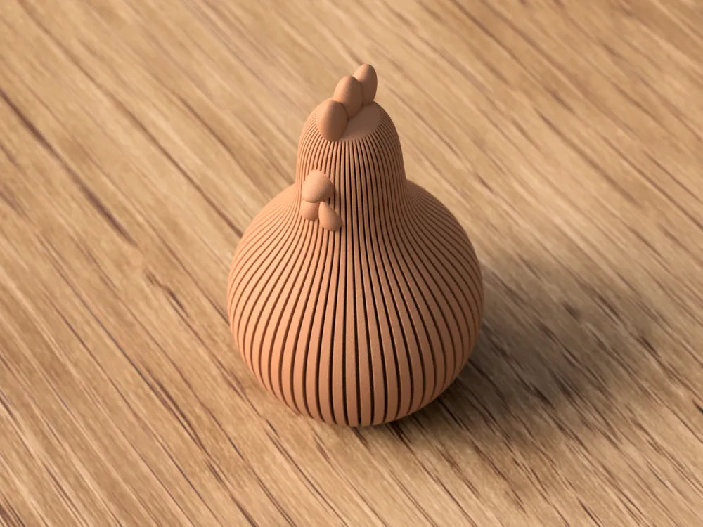 Hilda Påskekylling by ScandiLayer, 13 cm, Mat kul