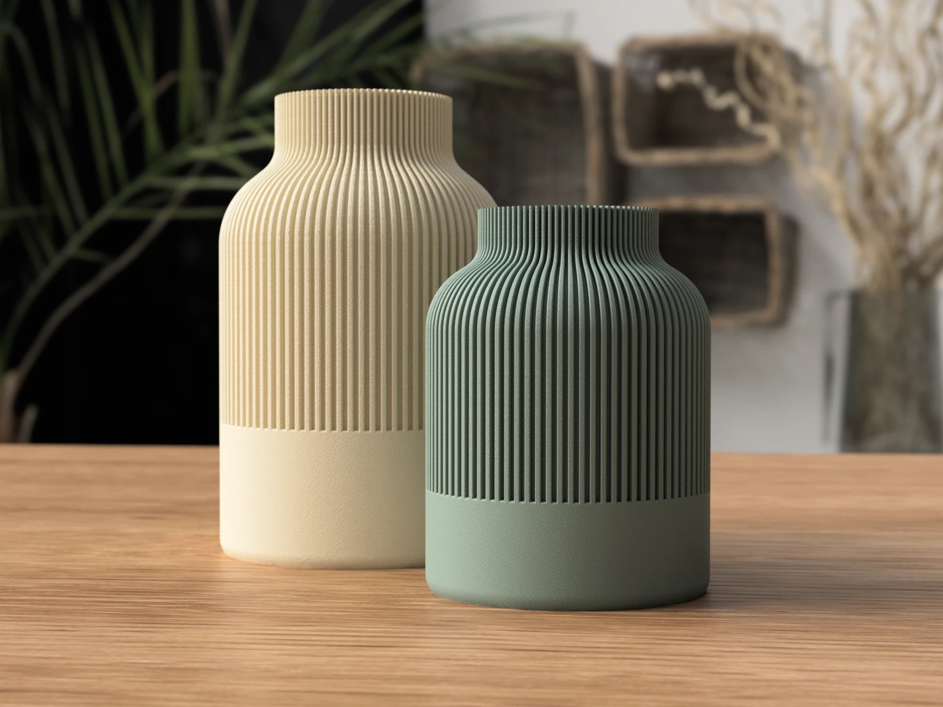 Åse Vase by ScandiLayer, Stor (22 cm), Mat kul