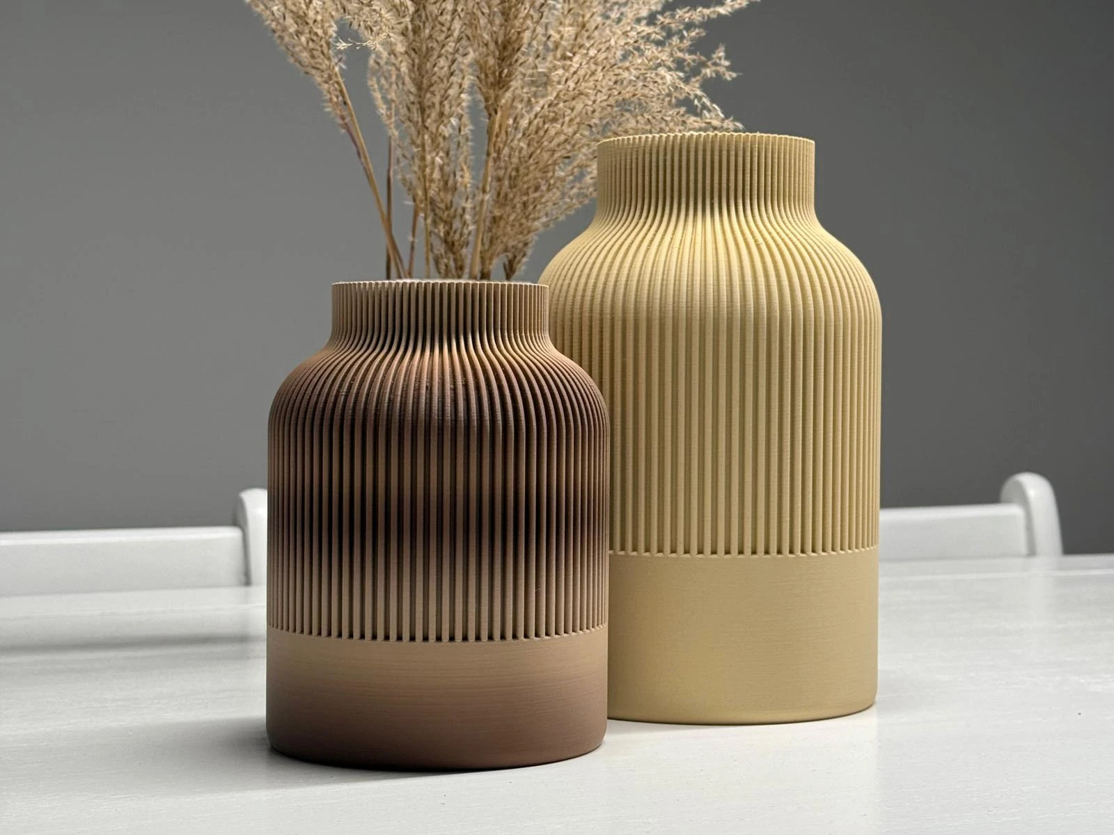 Åse Vase by ScandiLayer, Stor (22 cm), Mat kul