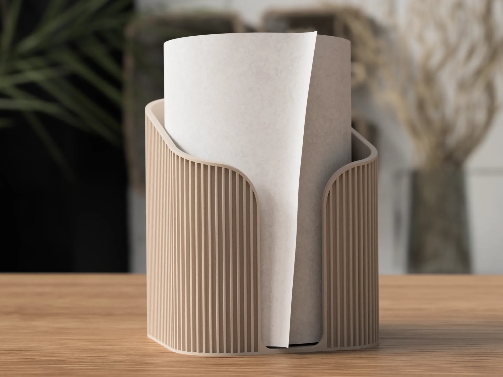 Karla Køkkenrulleholder by ScandiLayer, Beige