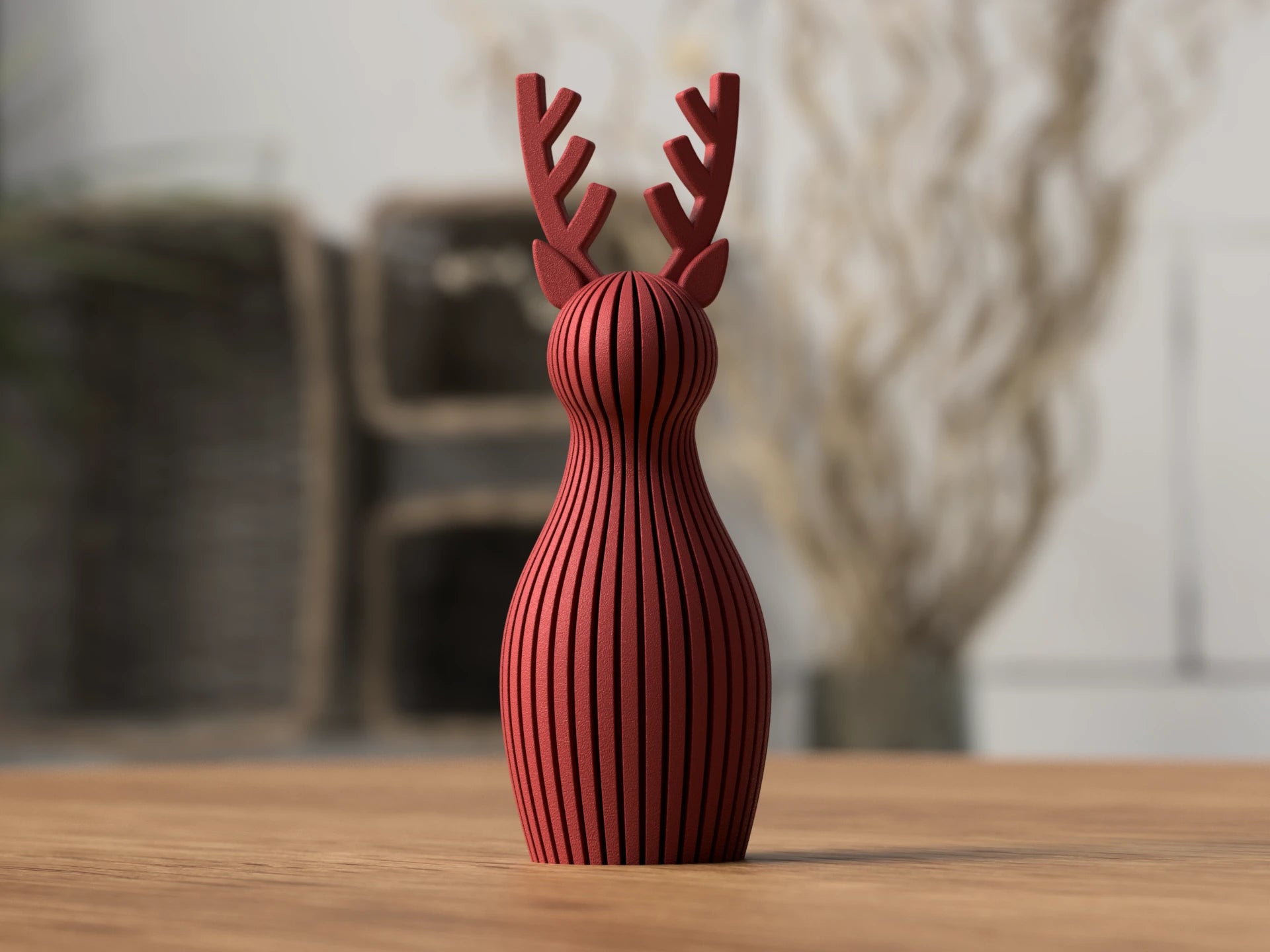 Malthe Rensdyr by ScandiLayer, Lille (13,5 cm), Mat kul